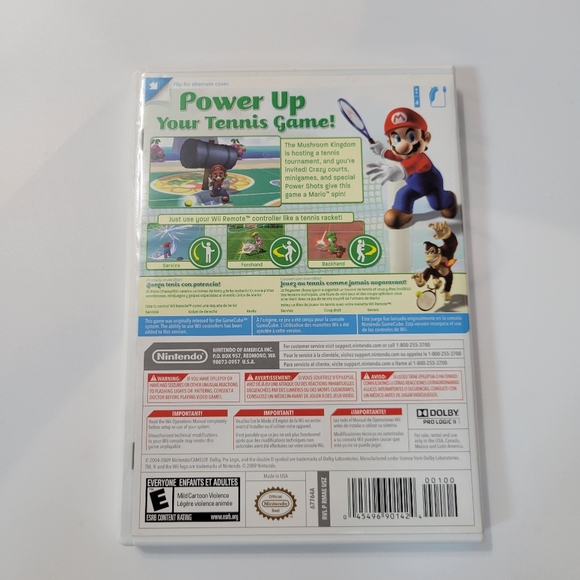 Mario Power Tennis (Motion Plus) Wii - Picture 2 of 3